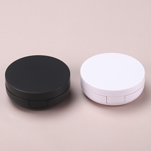 En stock, petite quantité, étui portable pour <span class=keywords><strong>crème</strong></span> BB <span class=keywords><strong>CC</strong></span> et poudre, imprimé sérigraphié blanc et noir, avec coussin d'air, sans MOQ - Product Image 2