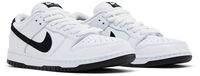Chaussures de skate unisexes Dunk Low Pro SB blanches et noires en cuir véritable, lacets, respirantes, semelle intermédiaire en EVA, semelle extérieure en caoutchouc, toutes saisons