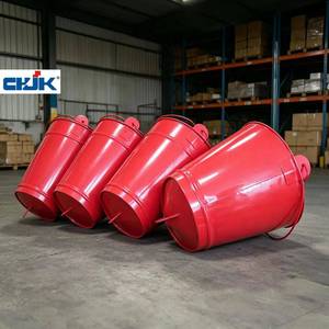 Seau d'extinction d'incendie portable Jinkai 10L en acier doux thermolaqué, durable, pour eau/sable - Product Image 6