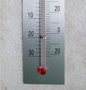 Gelsonlab HSGC-061 금속 온도계 알루미늄 프레임 유리 막대 온도계 - Product Image 3