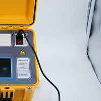 Testeur de résistance DC à écran tactile HVD-834 0,1-20A 10mΩ-1,5Ω Détecteur portable de résistance des enroulements de transformateur pour postes de transformation