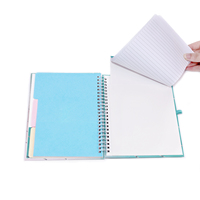 Bloc-notes à couverture rigide avec papier d'art Impression en couleur Carnet de notes planificateur de dossier de taille A5 personnalisé