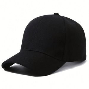 Design Promotional Cotton Baseball Cap Solid Color Light Plate Cap Outdoor Face Small <b>Sunscreen</b> Sun Hat Male Wholesale - Product Image 1
