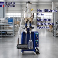 Machine de remplissage automatique de toner à double tête avec couvercle écologique et station de remplissage et d'emballage de poudre de toner à alimentation automatique
