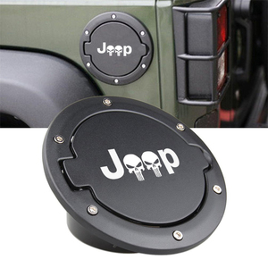 NEWWIND penutup tangki Gas, penutup pintu pengisi bahan bakar untuk 2007-2018 Jeep Wrangler JK JKU 2/4, aksesori pintu 4x4 modifikasi Off Road - Product Image 4