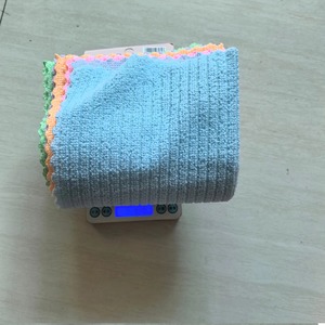 5パックマイクロファイバー小型スクエアタオルカットエッジレイジーラグ食器用ノンスティックオイルマルチカラーオプション工場 - Product Image 4