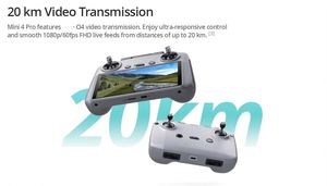 โดรนถ่ายภาพทางอากาศมืออาชีพรุ่น Mini 4 Pro Fly More Combo พร้อมรีโมทคอนโทรล RC 2 ของแท้ ครบชุด - Product Image 5