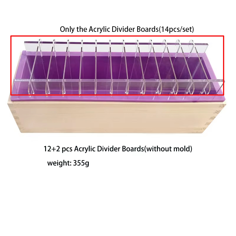 14 divisori in acrilico