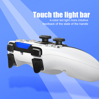 Manette sans fil Data Frog V2 pour contrôleur à double vibration Connexion BT pour PS4 Pro PS5 Switch Utilisation de jeux mobiles
