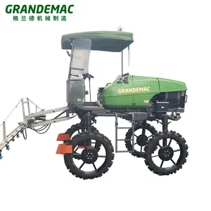 Pulverizador de passeio de pesticidas para trator agrícola 4x4 de baixo preço, atomizador para campos secos e arrozais