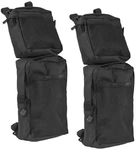 Оптовые продажи байк чемоданчик-Сумка для крыла, 2 шт., черная сумка для крыла серии Arch для ATV охоты и рыбалки, сумка для хранения аксессуаров спереди, сумка для седла танка