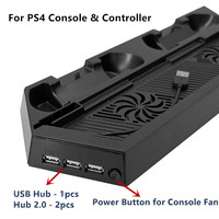 SYYTECH Playstation 4 PS4 konsolu denetleyici şarj istasyonu için soğutma fanı şarj standı