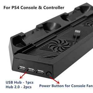 SYTECH Kühlung Lüfter-Ladestation für Playstation 4 <span class=keywords><strong>PS4</strong></span> Konsole <span class=keywords><strong>Controller</strong></span> Ladestation - Product Image 3