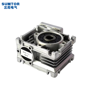 SUMTOR 감속기 RV30 웜 기어박스 Nema 23 스테퍼 모터용 수직 출력 1:40 10 30 비율 기어박스 - Product Image 2