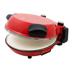2023 Hot Sales Home Use High Heat Stone 12 Inch Pizza Maker With Special Stone Pizza Oven