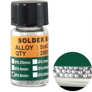 25k 0.6 0.60 mm 0.6mm 0.60mm 0.600mm BGA Solder Ball Reball Balls