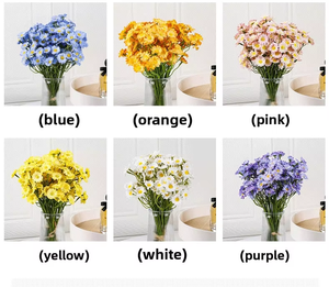 Vente en gros usine : Mini-marguerites artificielles haut de gamme, style nordique pour la décoration de tables domestiques, mariages et banquets - Product Image 3