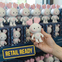 Figurines personnalisées en résine Lapin de la Lune, Personnages de fantaisie mignons, Boîte mystère, Jouets de créateur, Fabricant OEM