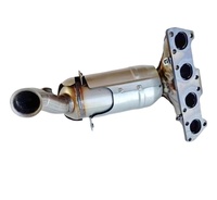 Convertisseur catalytique 3 voies haute performance - Ajustement universel, acier inoxydable, compatible Euro 4/5, installation facile pour la plupart des véhicules