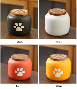 Paw in thanh lịch gốm Pet memorial urn mèo và chó tro tưởng niệm urn chủ cho yêu quý vật nuôi - Product Image 6