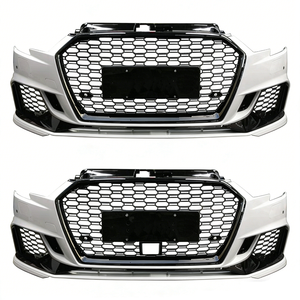 Pare-chocs avant style <span class=keywords><strong>RS3</strong></span> avec calandre nid d'abeille pour <span class=keywords><strong>Audi</strong></span> A3 S3 8V.5 2017-2020, kit de conversion d'usine. - Product Image 2