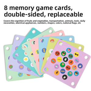 Juego <span class=keywords><strong>de</strong></span> memoria para niños, juguetes <span class=keywords><strong>de</strong></span> rompecabezas <span class=keywords><strong>de</strong></span> aprendizaje temprano, entrenamiento <span class=keywords><strong>de</strong></span> concentración <span class=keywords><strong>de</strong></span> ajedrez, aprendizaje lógico, esquina <span class=keywords><strong>de</strong></span> parque para padres e hijos - Product Image 2