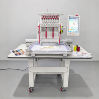 Machine à broder industrielle robuste à 15 aiguilles pour toile et denim