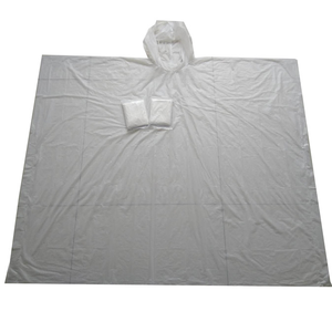 Imperméable biodégradable dans la poche imperméable pla poncho de pluie bio dégradable poncho de pluie amidon de maïs - Product Image 2