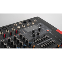 KV-1203D Mixeur audio USB sans fil professionnel 12 canaux avec réverbération intégrée, boutons personnalisables en alliage métallique pour utilisation à domicile, sur scène et en direct