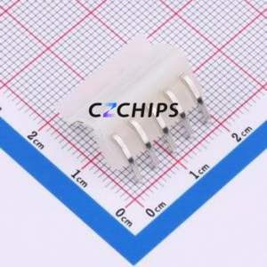 3.96-5AW Wire-to-Board Pin Header Bent Lead Through Hole,P=3.96mm Connector 1x5P 3.96mm Right Angle Insert 5P - Product Image 2