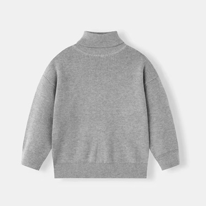 Ropa para Niños al por Mayor, Suéter Grueso de Cuello Alto para Bebés, Niñas y Niños, para Invierno - Product Image 3