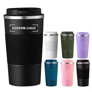 Mug à café isotherme portable OEM en acier inoxydable de 500 ml, anti-fuite - Product Image 1