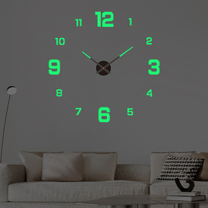 Orologio 3d adesivo <span class=keywords><strong>da</strong></span> <span class=keywords><strong>parete</strong></span> decorativo per la casa con specchio acrilico autoadesivo - Product Image 5