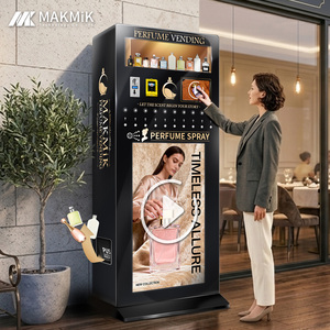 Máquina Expendedora de perfumes inteligente MK 25 Spray con pantalla táctil para tiendas de perfumes de lujo en los Emiratos Árabes Unidos con lector de tarjetas Jasmine - Product Image 1