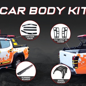 Factory Wholesale Auto Part Gas Tank <b>Cover</b> Door Handle Bowl <b>Head</b> Light <b>Cover</b> Car Body Kit for Ranger/Wigo/NP300 - Product Image 6