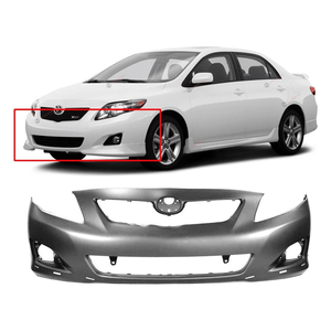 Cubierta de Parachoques Delantero para <span class=keywords><strong>Toyota</strong></span> Corolla S <span class=keywords><strong>XRS</strong></span> Sedán Sport 2009-2010 Sin Deflectores de Aire Imprimado TO1000342 5211902989 - Product Image 2