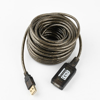 High Speed 5m 10m 15m 20m 25m 30m USB 2.0 Repeater Aktives Verlängerung kabel mit Signalverstärker-Chipsatz
