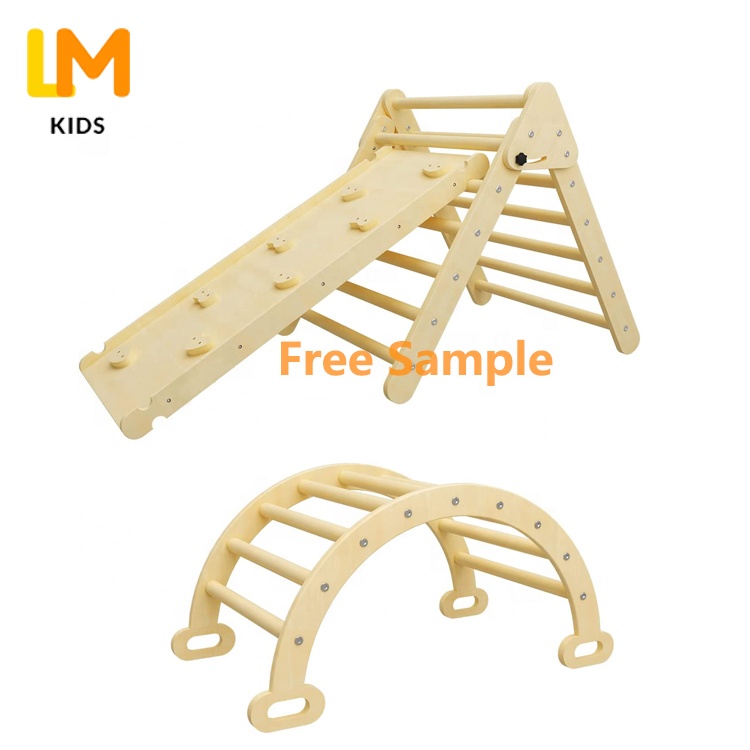 Детская Треугольная рама LM для скалолазания в помещении, треугольники, Деревянные треугольники, треугольники для малышей, набор треугольников для спортзала в джунглях