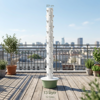 Système de culture verticale hydroponique à 13 étages pour légumes