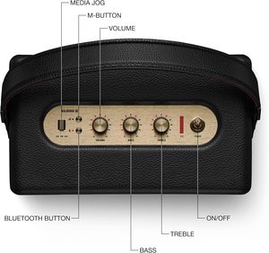Marshall <span class=keywords><strong>Kilburn</strong></span> III Portable pour enceinte - Bass Boost intégré, Powerbank 36W - Noir & Laiton - Product Image 2