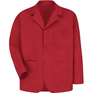 <span class=keywords><strong>Camice</strong></span> da laboratorio da <span class=keywords><strong>uomo</strong></span> professionale rosso da lavoro indossa un cappotto da lavoro medico - Product Image 1