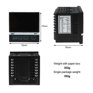 Controlador de Temperatura Digital XRKC BT6-A/B/D/E 1220 K/E/PT100, Relé de Plástico, Salida de Estado Sólido, Termostato Industrial PID RS485 - Product Image 4