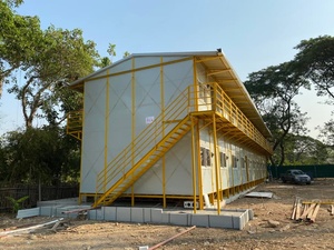 TOPPRE取り外し可能なモダンファッション3階建てサンドイッチパネルハウスモジュラープレハブTハウスモバイル小型モジュラーKホームズK Tハウス - Product Image 3