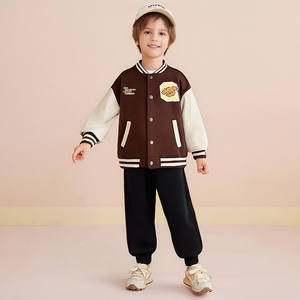 Veste de baseball pour garçons en vente flash, ensemble 2 pièces, veste de baseball décontractée pour enfants et pantalon de jogging, tenue de sport d'automne pour tout-petits - Product Image 5