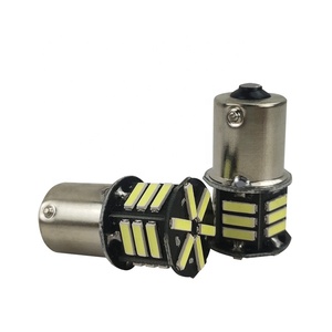 Ampoules LED intérieures pour camping-car, caravane, 12V, super lumineuses, 6000K, 1156, 1141, 7020, 21-SMD - Product Image 2