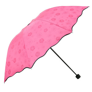 Sun <b>Umbrella</b> Upf40+ 8 Bone <b>Windproof</b> Folding With Black Film Sun Protection Travel Use - Product Image 5