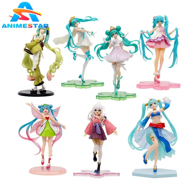 Wholesale Anime Girl Figura Toy Sexy Japanese Girls Re Zero Rem Ram Figurine PVC Sailor Moon Anime Figure Anime Statue Doll