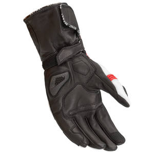Gants de moto Befast SENTUL CE en cuir de course noir blanc rouge XXL - Product Image 2