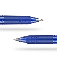Stylos gel effaçables de marque originale P-ilot FriXion LFB-20EF, pointe fine 0,5 mm, encre noire/bleue/rouge