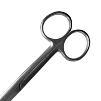 Ciseaux chirurgicaux vétérinaires professionnels en acier inoxydable de 160 mm pour clinique vétérinaire, chien, chat, outil médical, ciseaux droits et tranchants